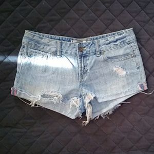 PINK Victoria's Secret jean shorts, sz 0